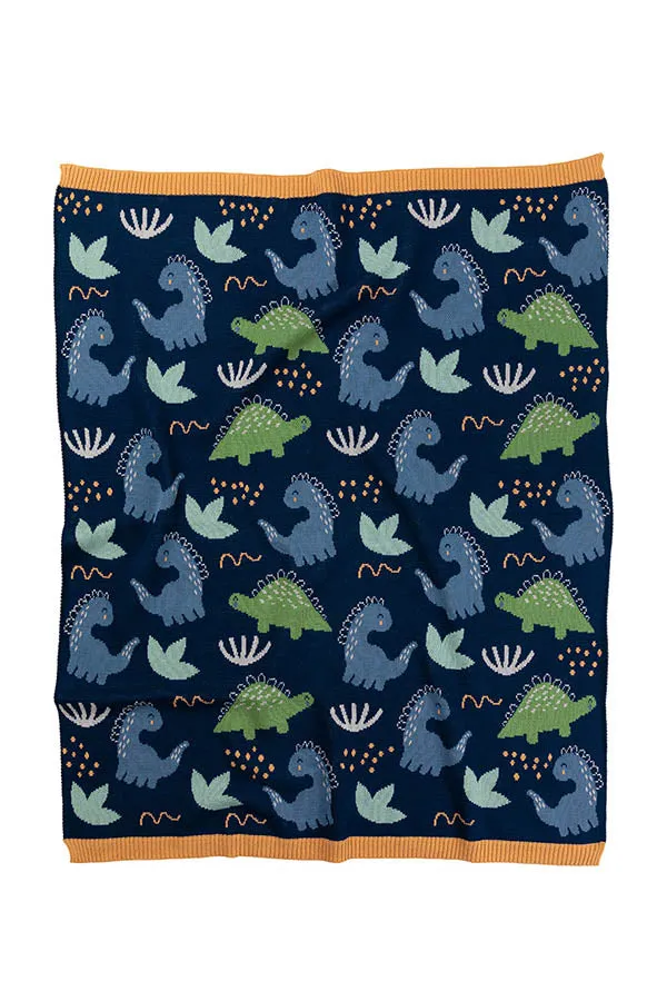 2 piece Derek Dino Dinosaur Baby Blanket & Beanie Newborn Gift Idea