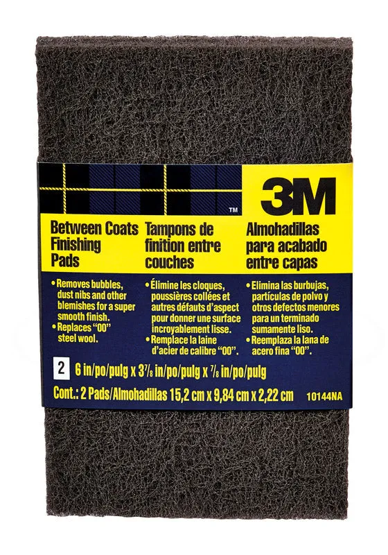 3M 6 in. L x 3-7/8 in. W x 1 in. Fine Sanding Sponge (Pack of 12)