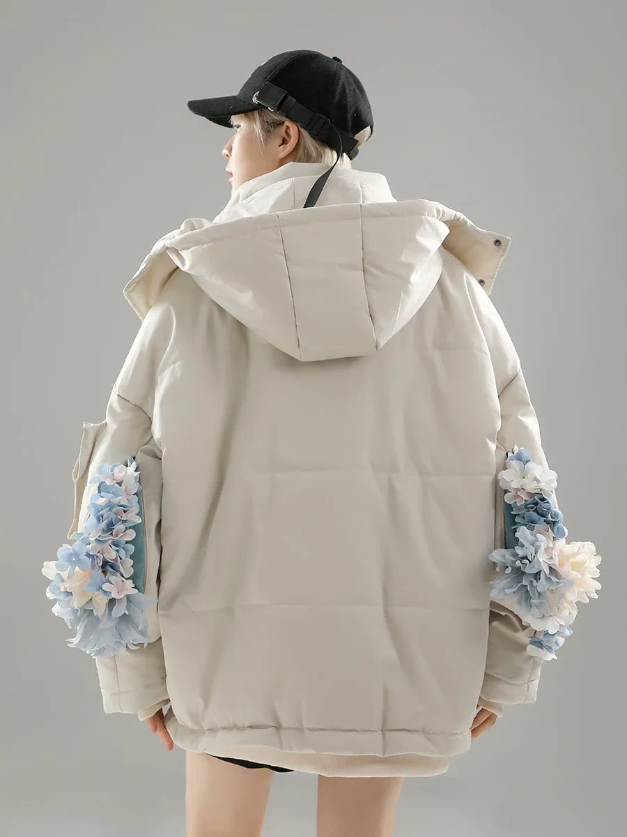 A Corsage Flower Jacket Coat