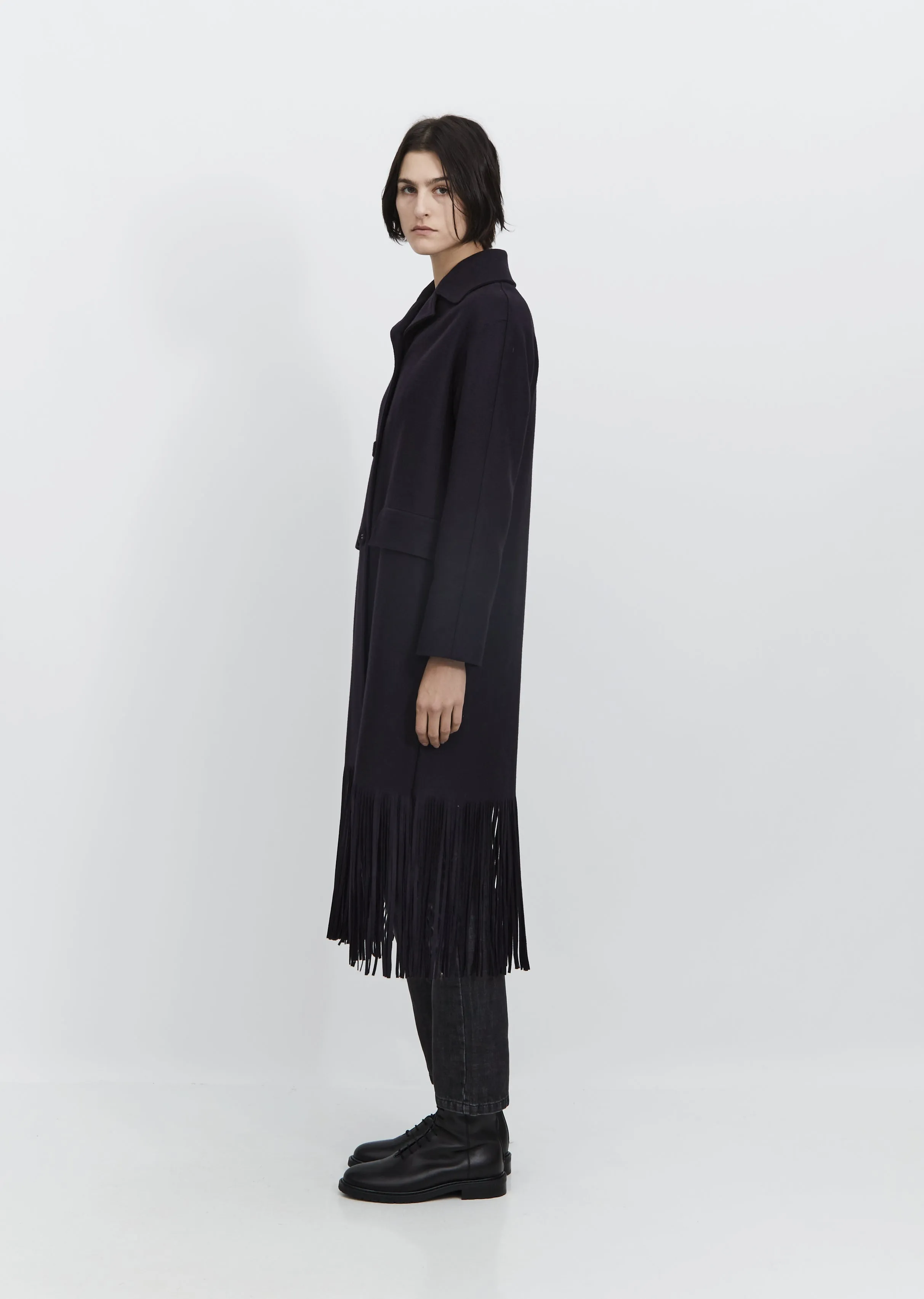 Alix Fringe Coat