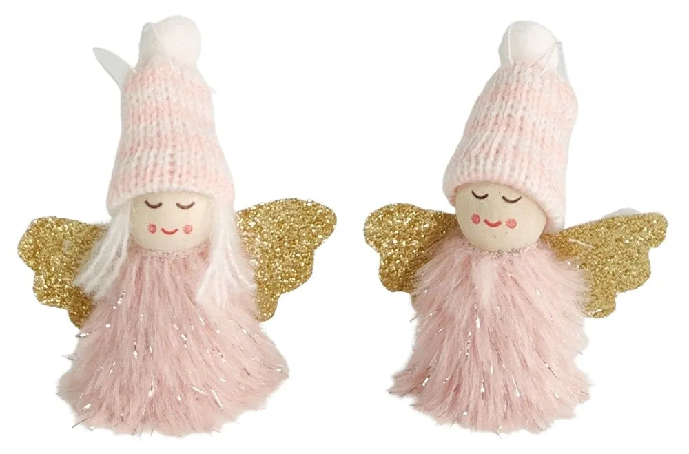 Angel with Beanie Hanging Decoration