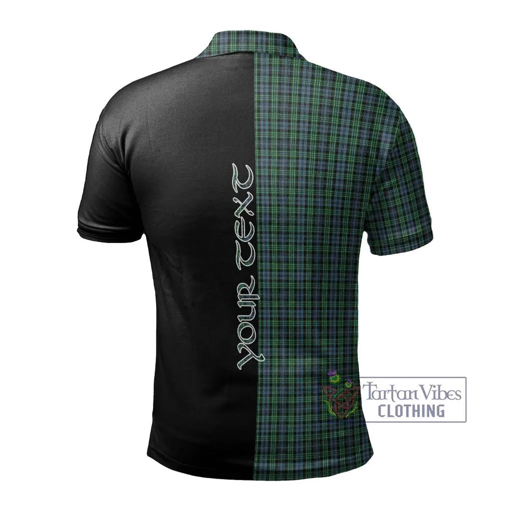 Arbuthnot Tartan Polo Shirt with Family Crest and Half Of Me Style