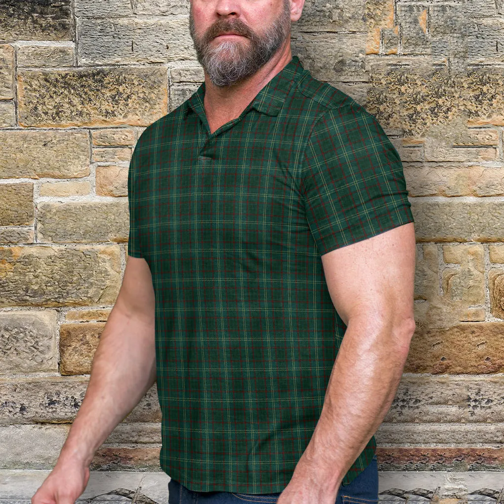 Armagh County Ireland Tartan Mens Polo Shirt