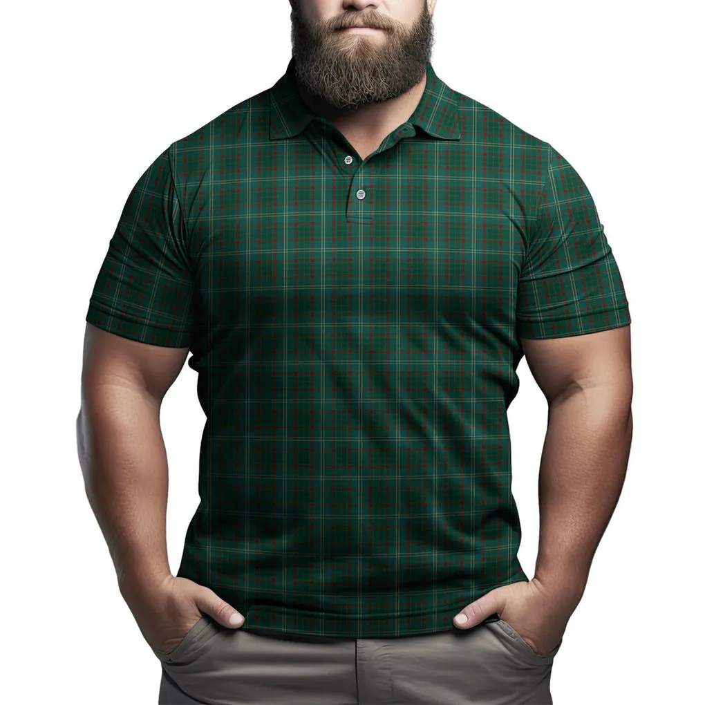 Armagh County Ireland Tartan Mens Polo Shirt