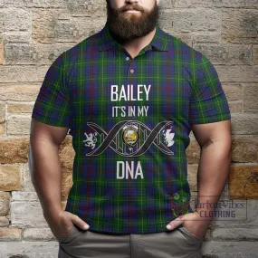 Bailey Tartan Polo Shirt with Family Crest DNA In Me Style