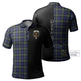 Baird Modern Tartan Polo Shirt with Family Crest and Half Of Me Style