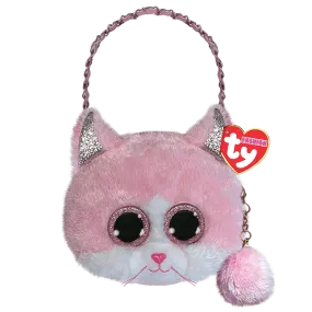 Beanie Babies: Fiona Cat Pink Mini Purse