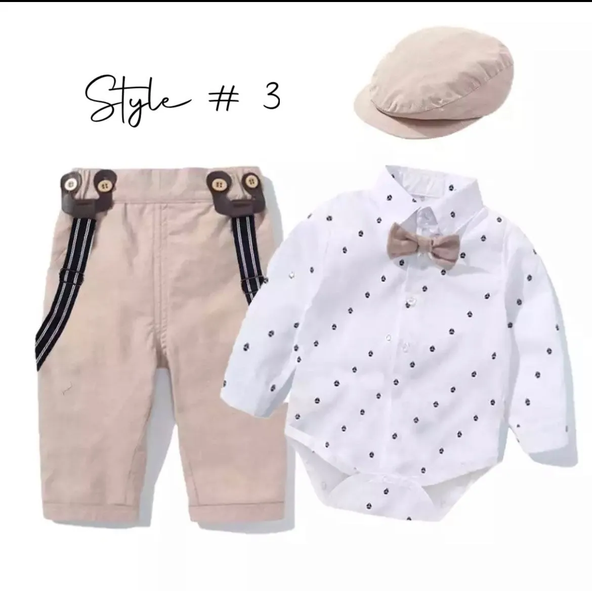 Berkeley - Baby Boy Gentleman Romper Suit Set