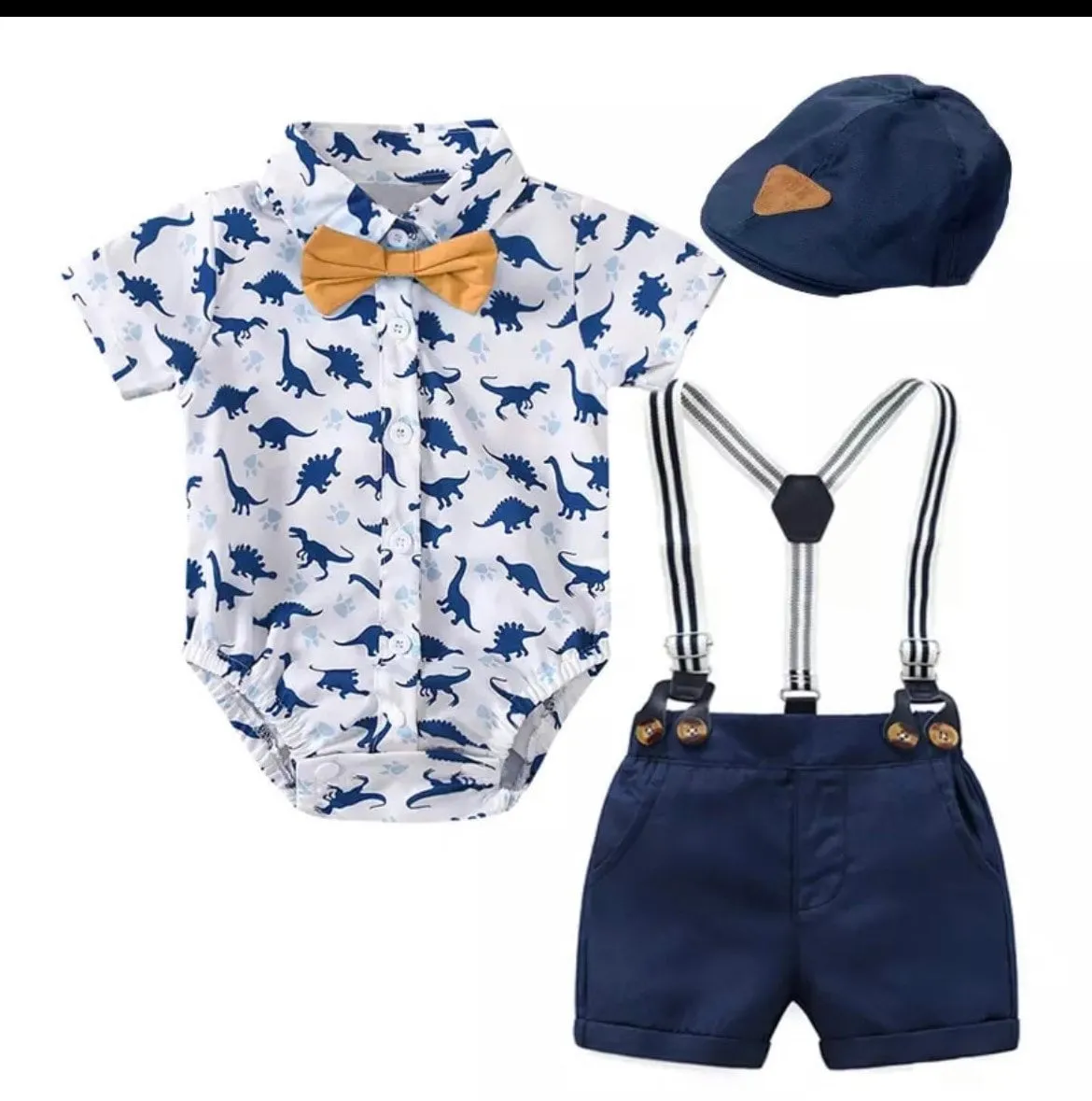 Berkeley - Baby Boy Gentleman Romper Suit Set