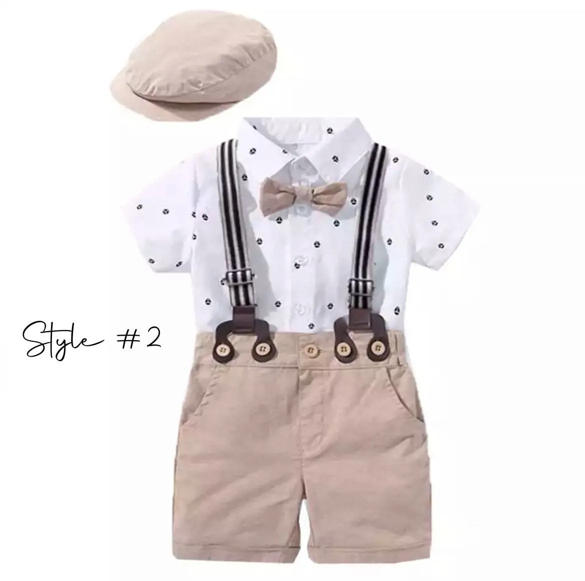 Berkeley - Baby Boy Gentleman Romper Suit Set