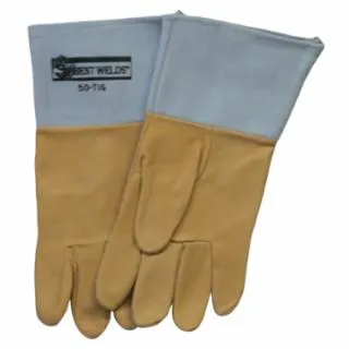 Best Welds Pigskin 50-TIG Welding Gloves, Tan