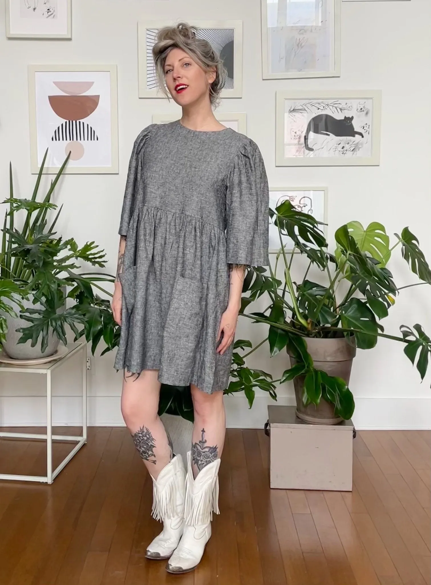 Birds of North America Chimney Swift Dress - Conte (Online Exclusive)