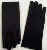 Black Gloves or White Gloves  Cotton Adult 8.5"