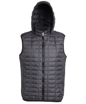 Black - Honeycomb hooded gilet