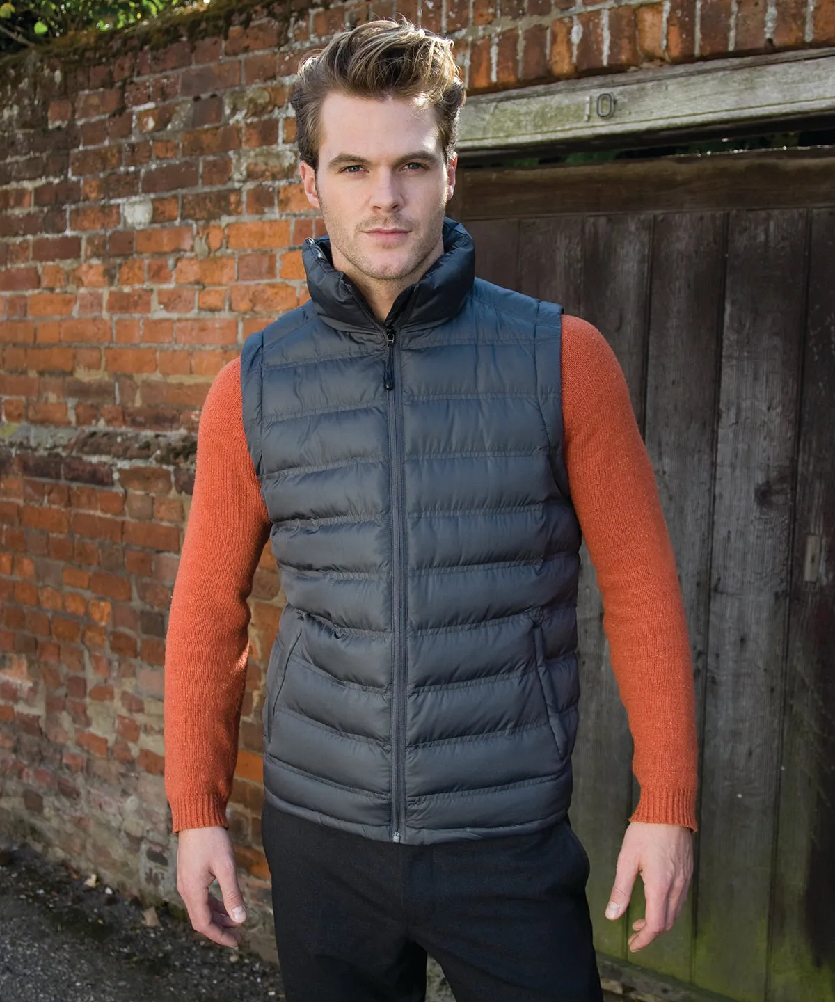 Black - Ice bird padded gilet