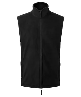 Black/Black - Artisan fleece gilet