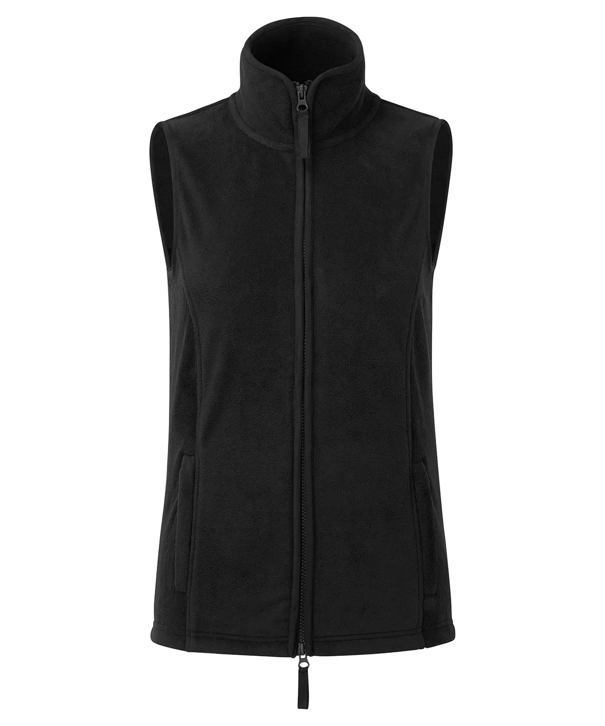 Black/Black - Women’s artisan fleece gilet