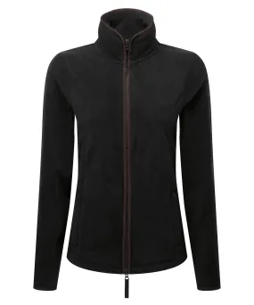 Black/Brown - Women’s artisan fleece jacket