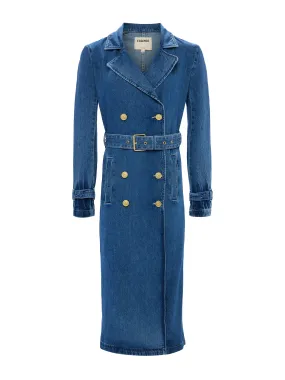 Bradley Denim Trench Coat