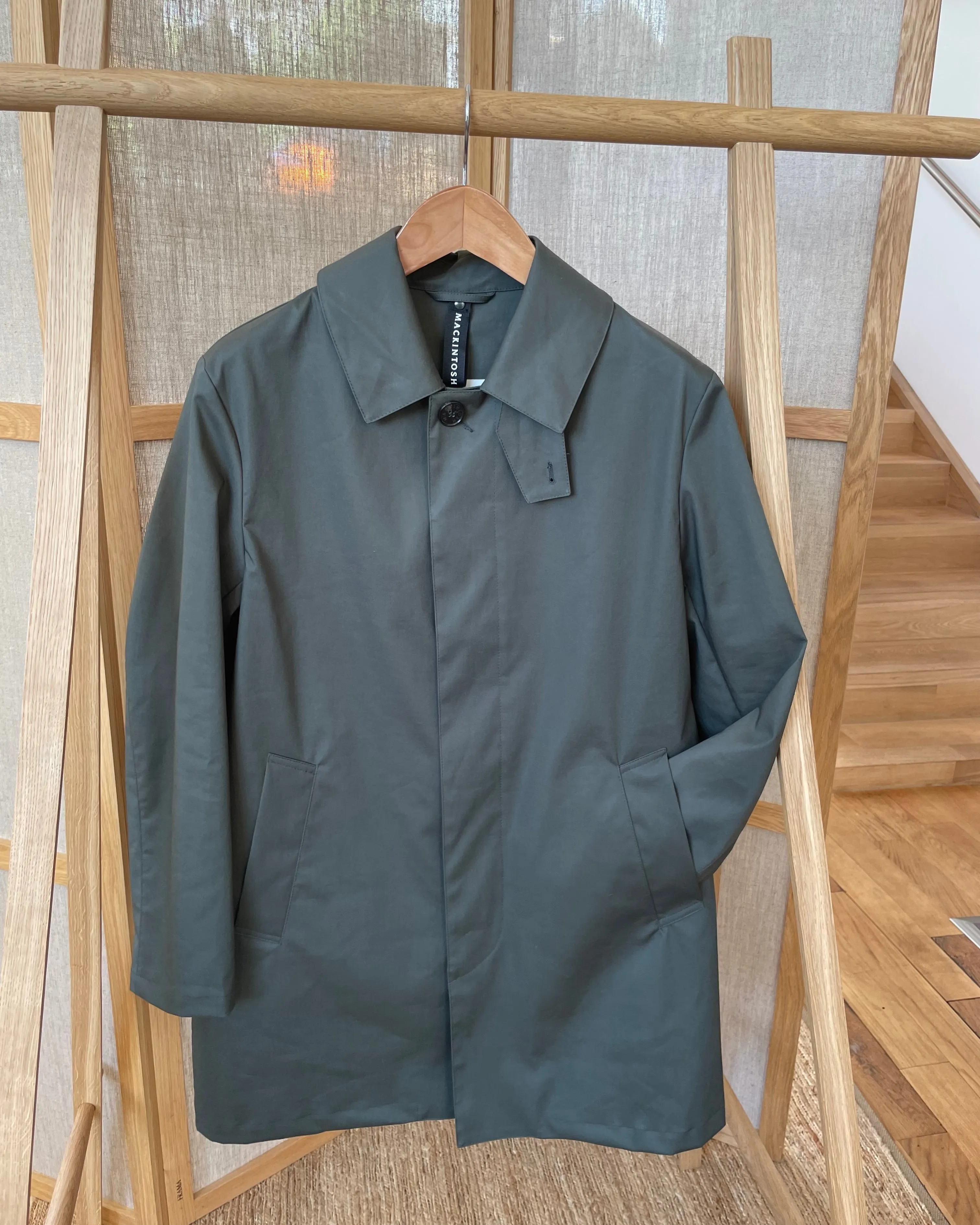 CAMBRIDGE RAINTEC COTTON SHORT COAT | BOTTLE GREEN | GMC-100