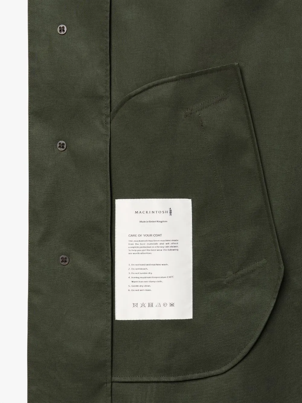 CAMBRIDGE RAINTEC COTTON SHORT COAT | BOTTLE GREEN | GMC-100