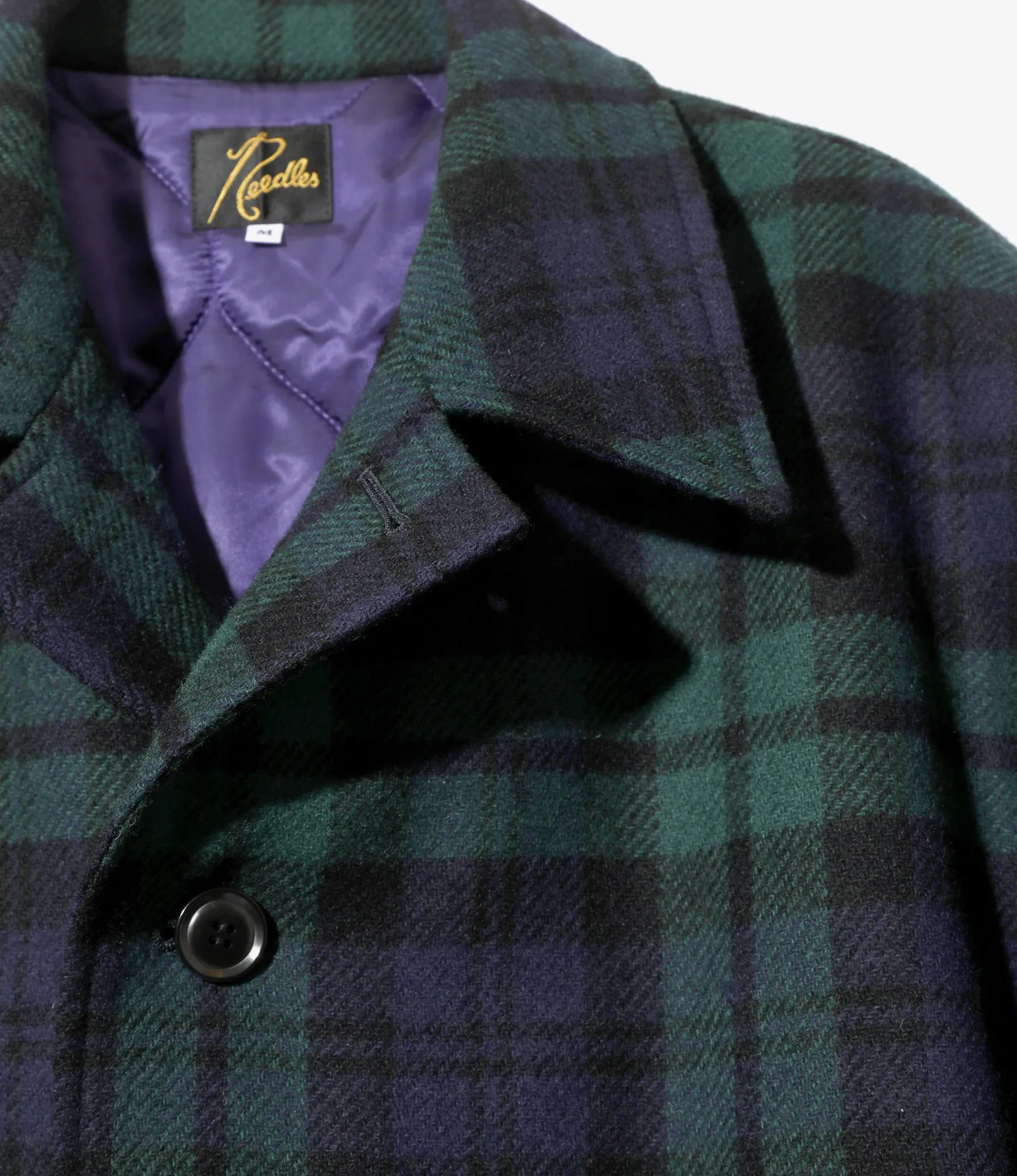 Car Coat - Blackwatch - Wool Tartan Plaid