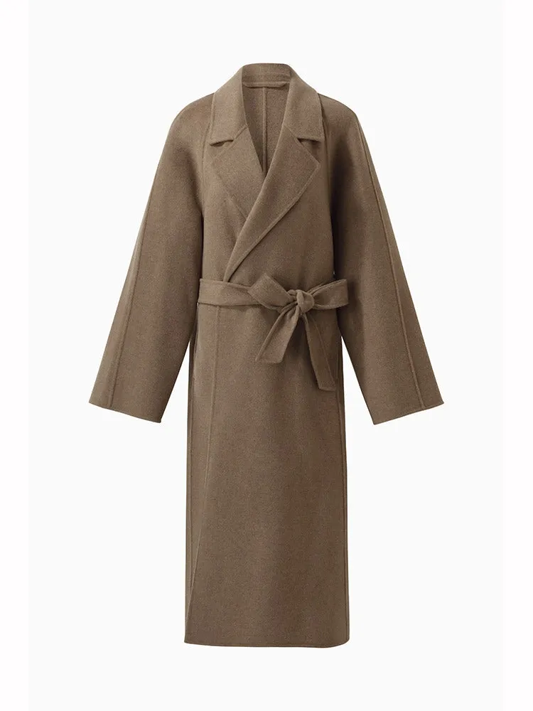 Cashmere Wool Unisex Wrap Coat