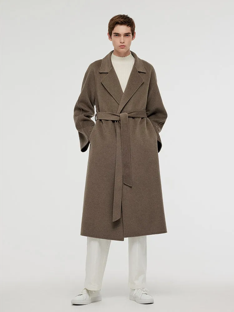 Cashmere Wool Unisex Wrap Coat