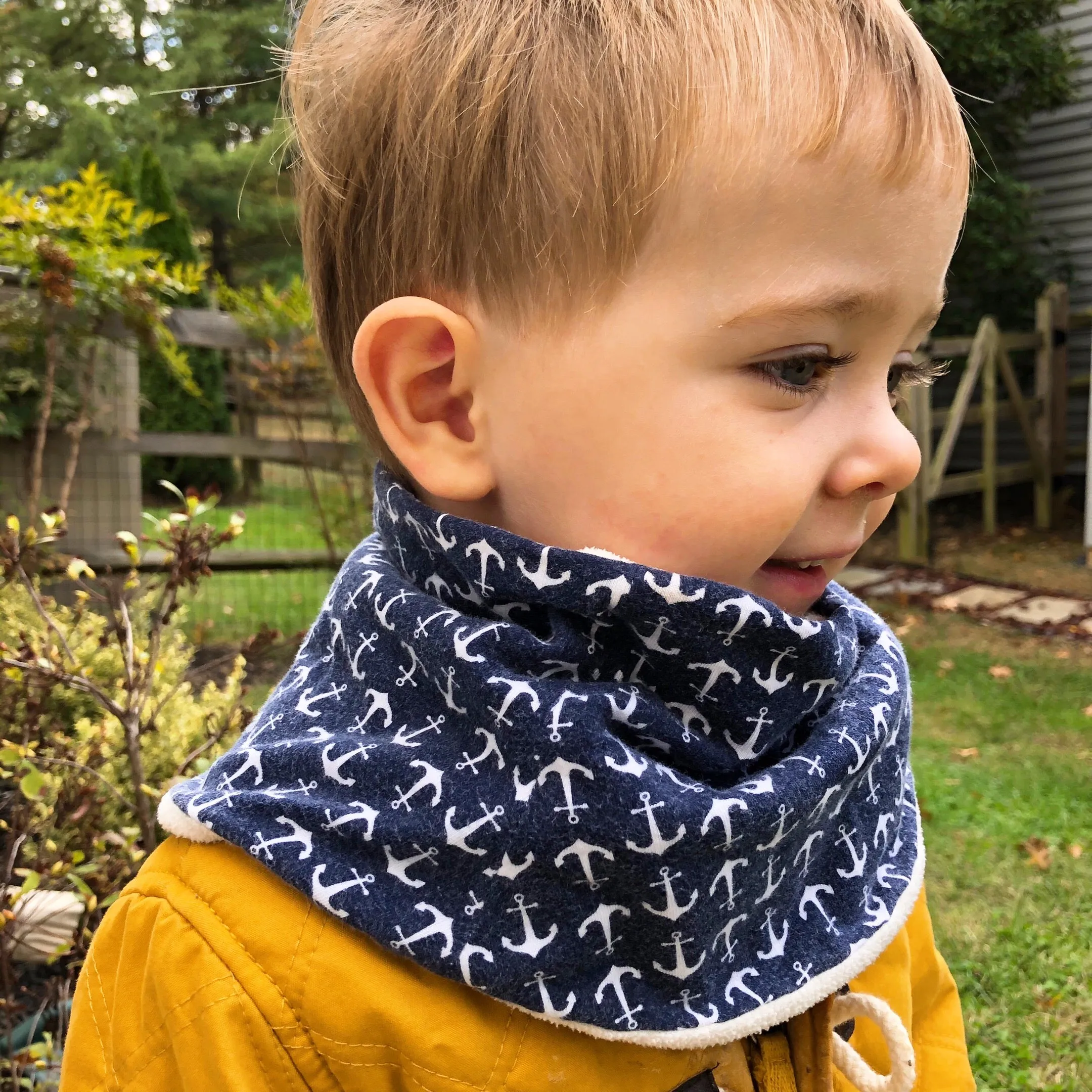 Child's Handmade Neck Warmer Dinosaur Skeletons