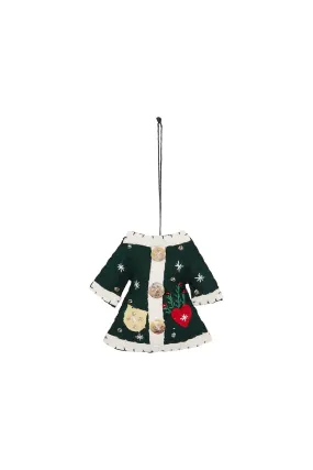 Christmas Coat Ornament Green