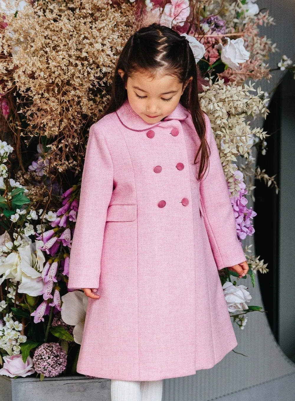 Classic Coat in Pale Pink