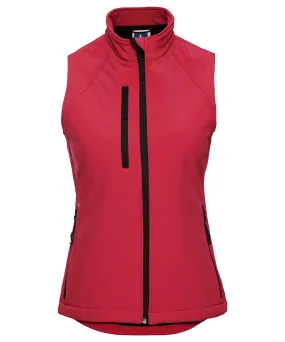 Classic Red - Women's softshell gilet