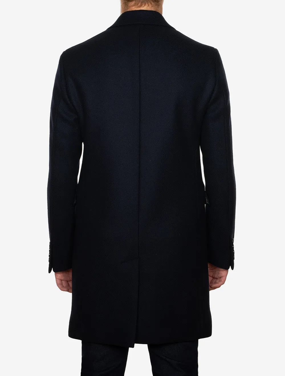 Classic Wool Coat Night Blue