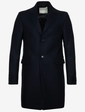 Classic Wool Coat Night Blue