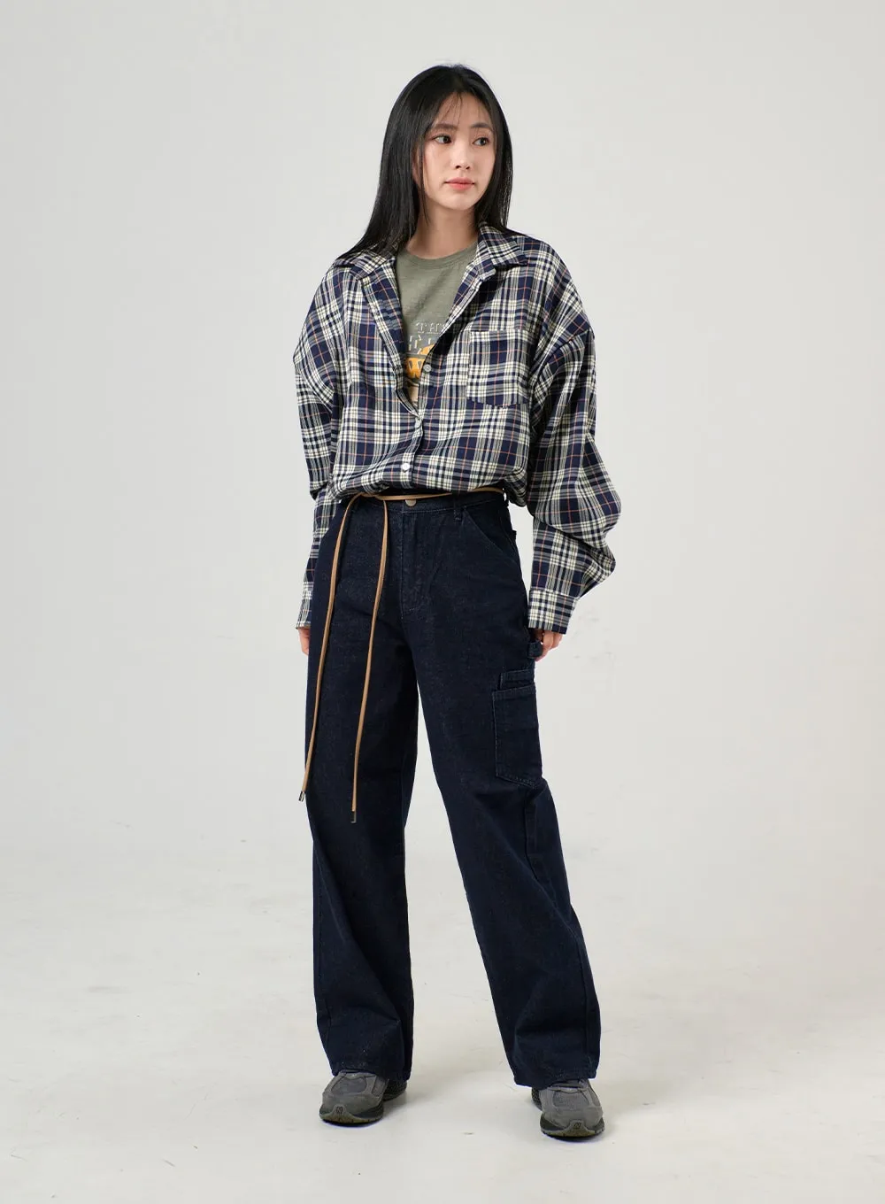 Collared Checkered Shirt OF406