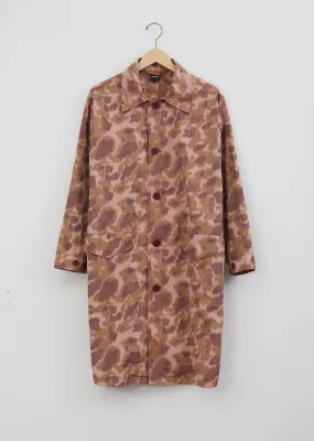 Cotton Blend Printed Trench