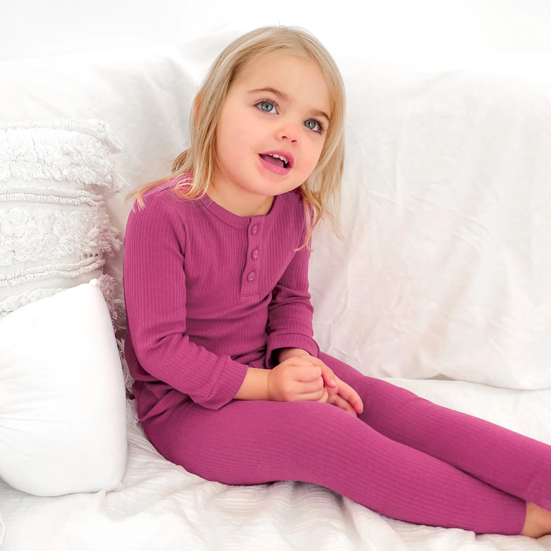 Cozy Leggings - Raspberry