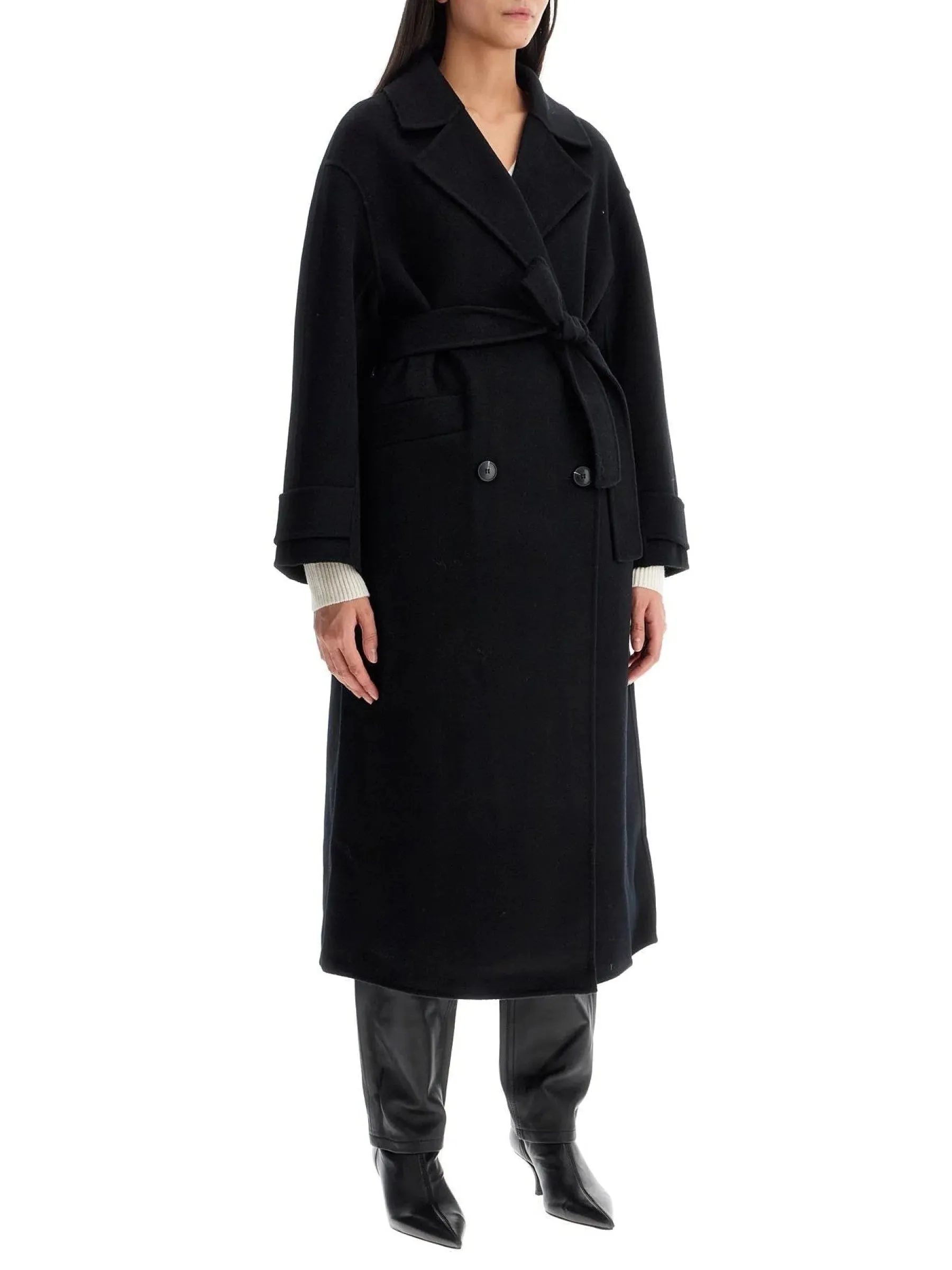 Double-Breasted Coat - Wool - Outerwear