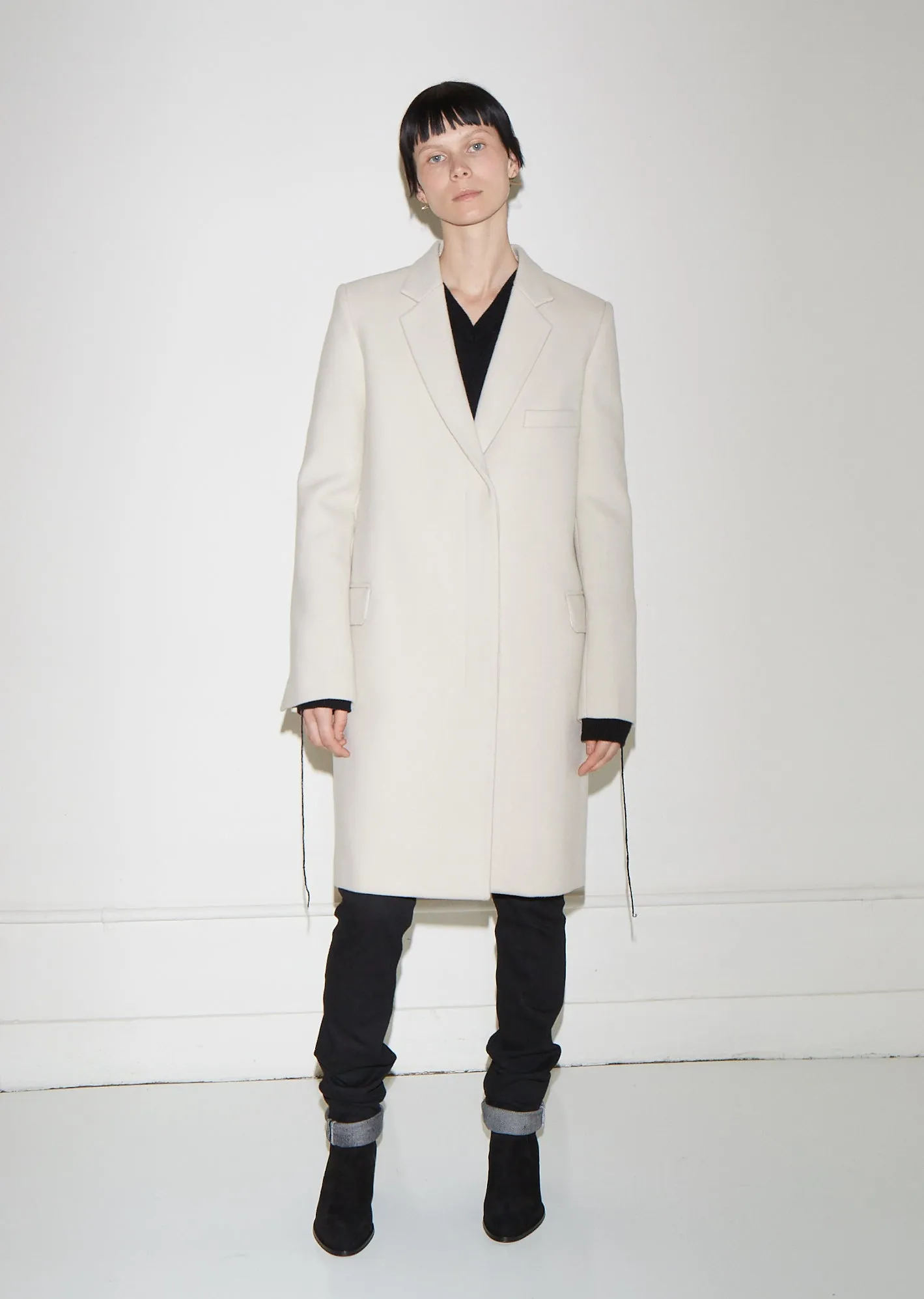 Essential Wool Crombie Coat