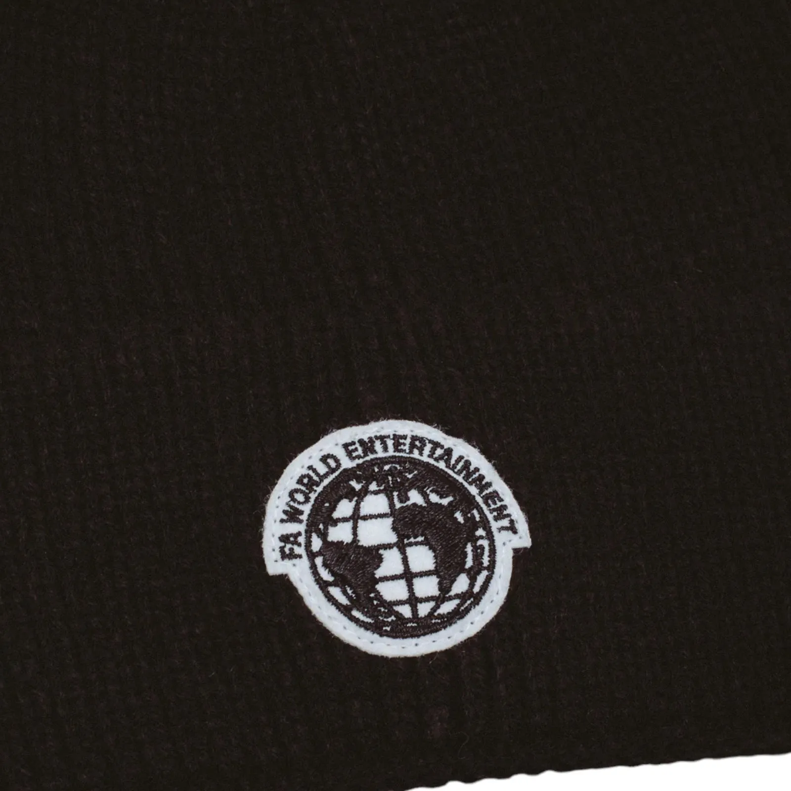 FA AWESOME FA WORLD CUFF BEANIE BLACK