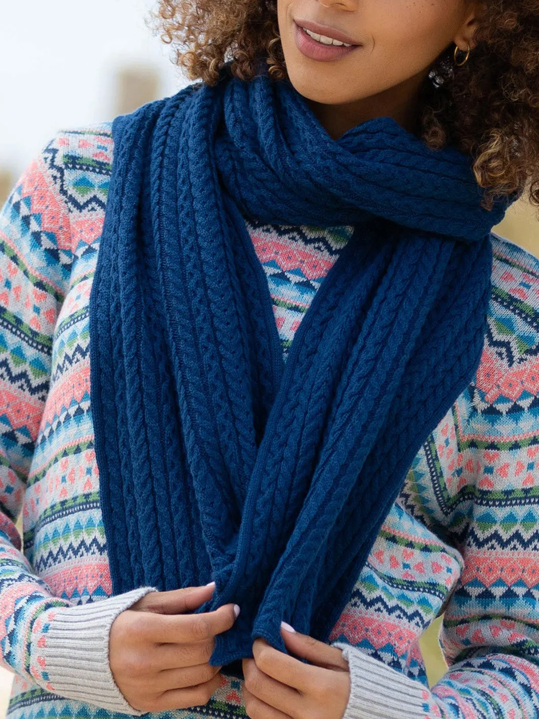 Felton knit scarf