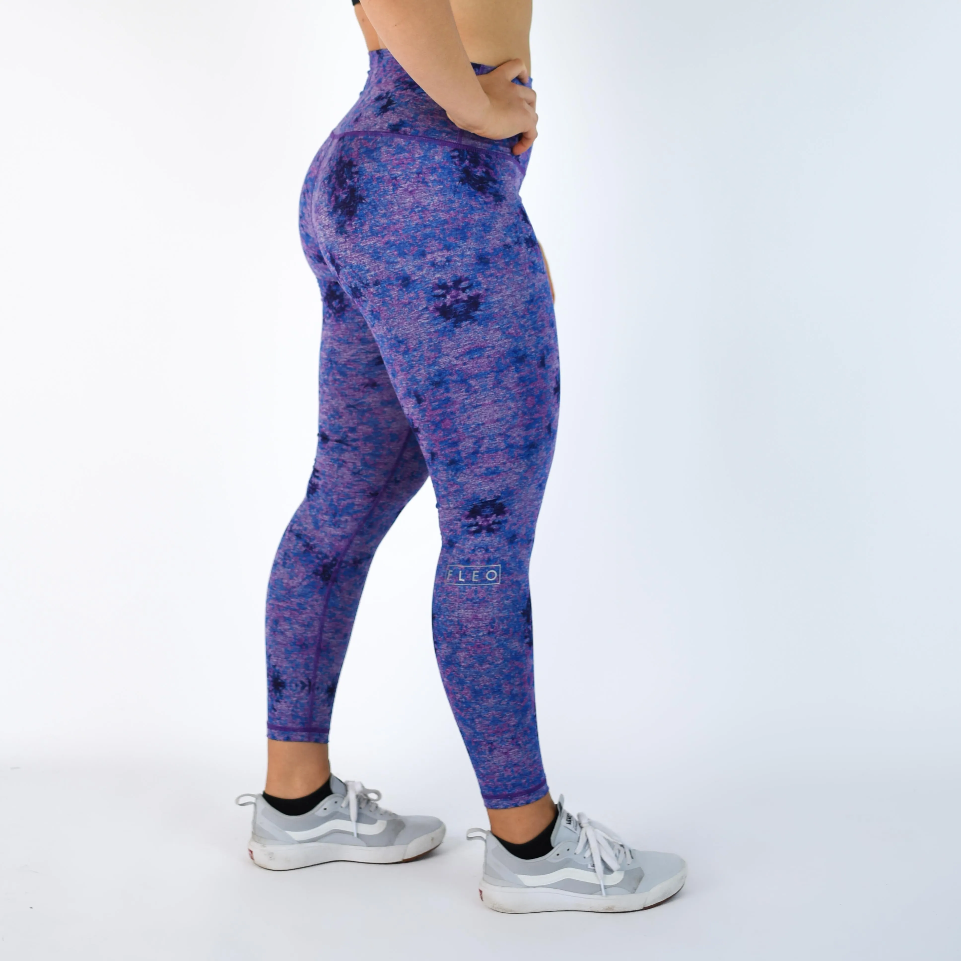 FLEO El Toro 25" Twilight Tie Dye Leggings