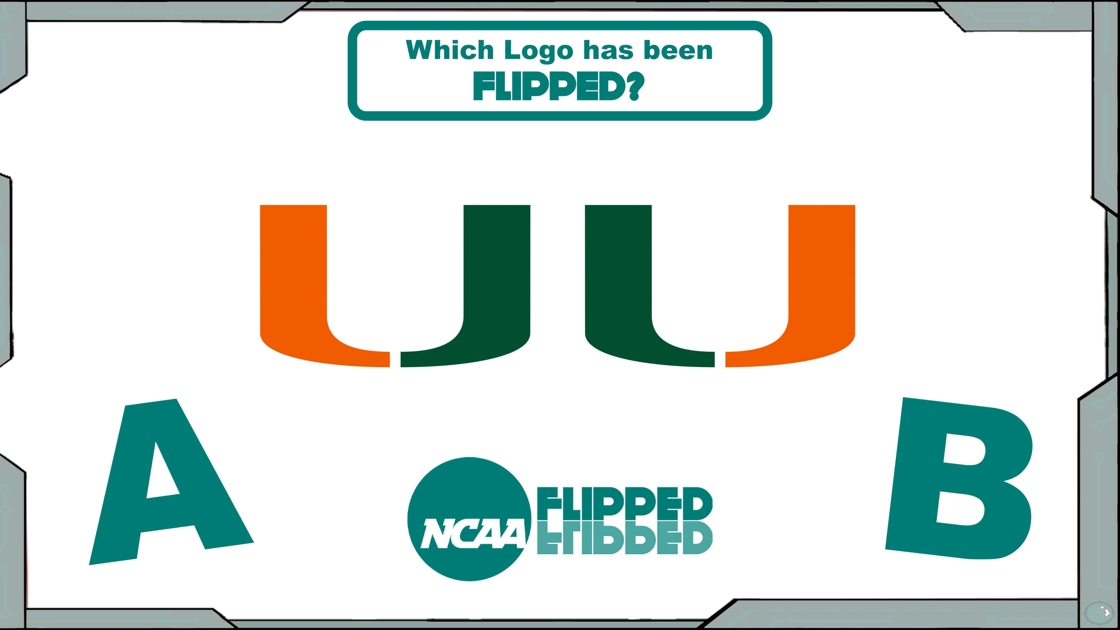 Flipped: NCAA Logos