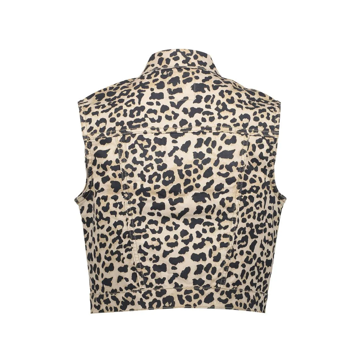 Geisha Gilet leopard print