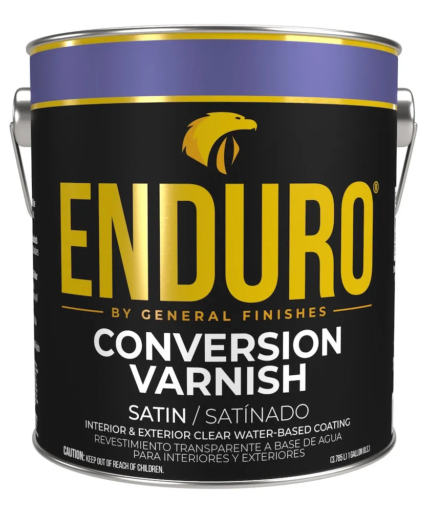 General Finishes Clear Water Based Conversion Varnish Top Coat (Catalyst Included)