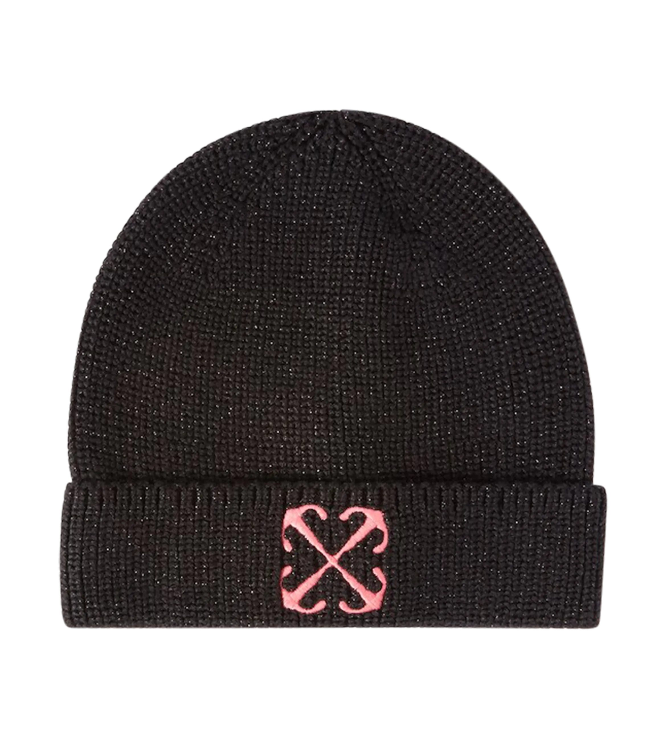 Glittery Arrow Beanie Black