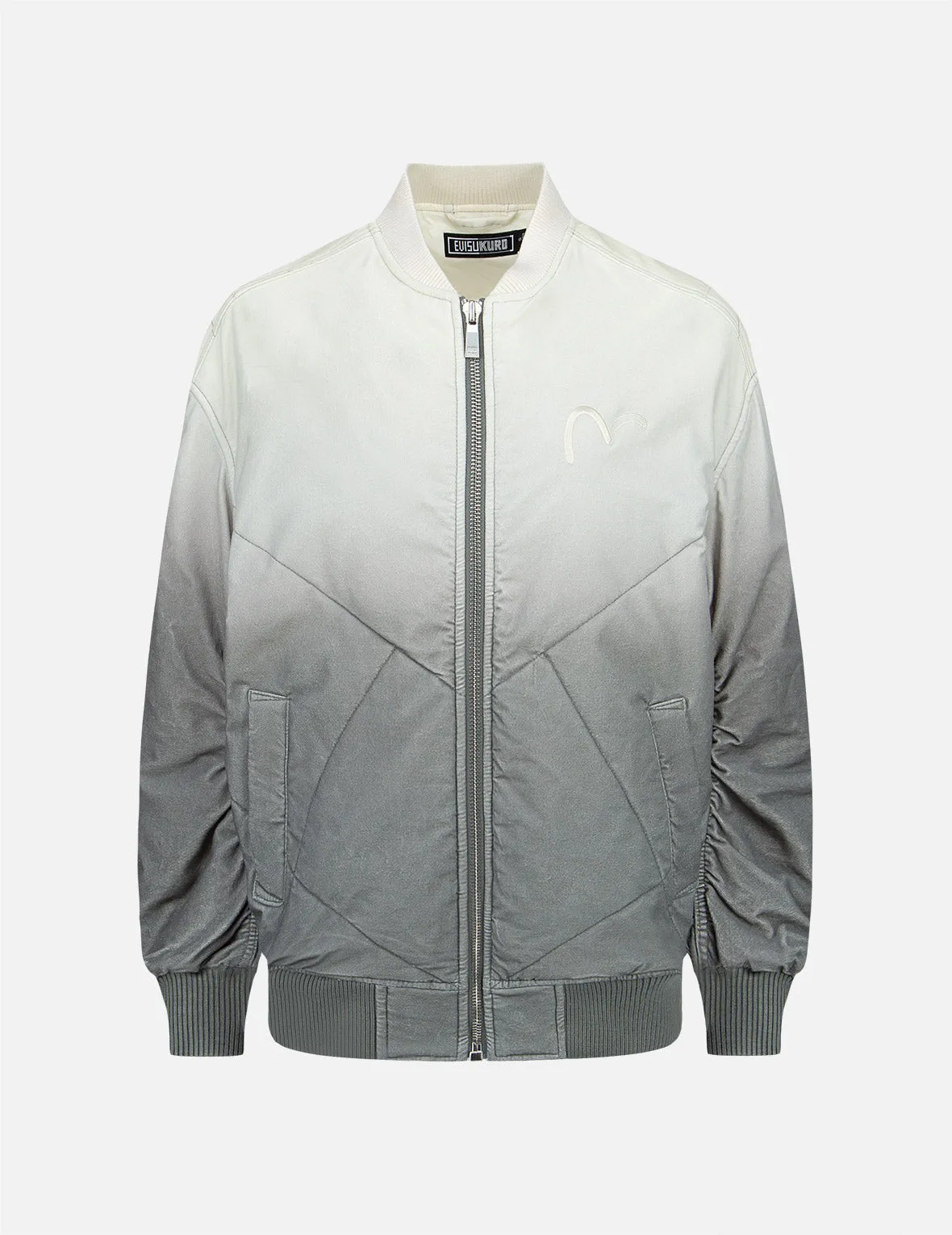 Gradient Oversized Padded Bomber Jacket