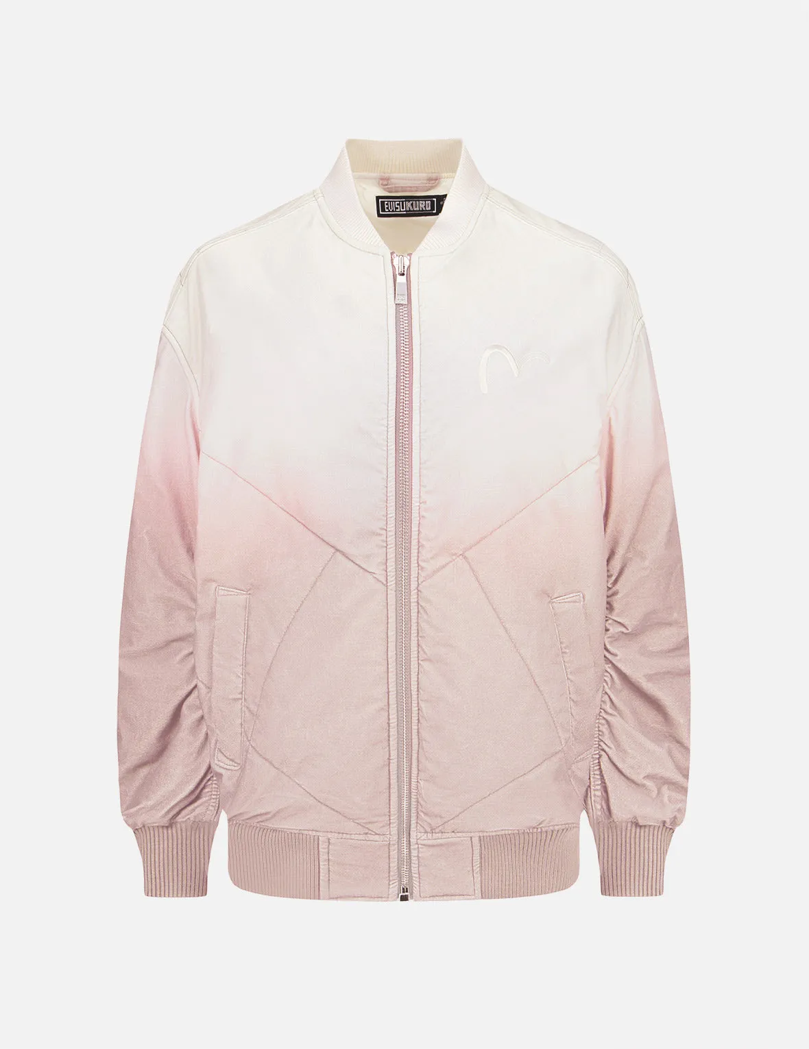 Gradient Oversized Padded Bomber Jacket