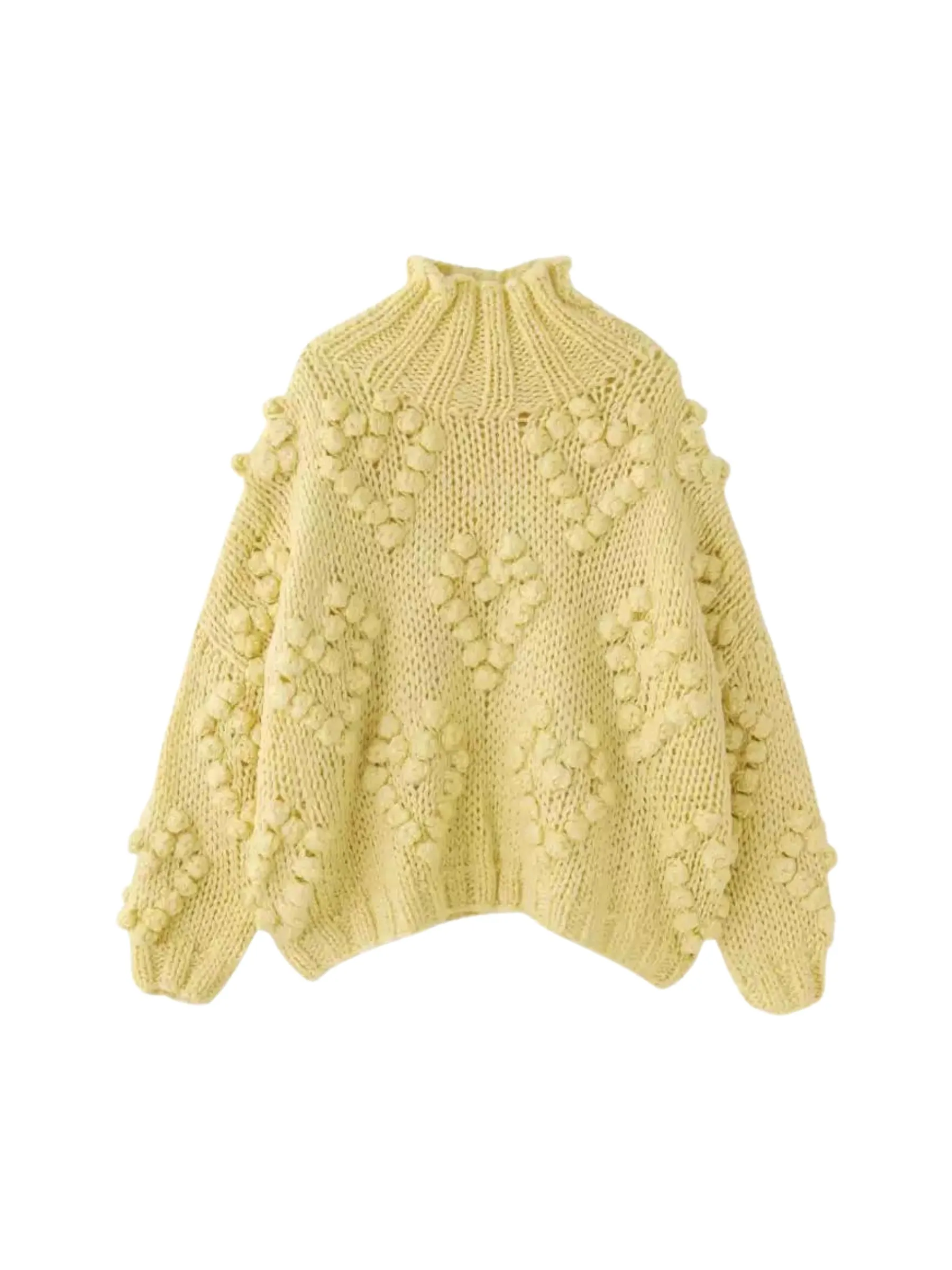 Hajra Knit Bobble Sweater