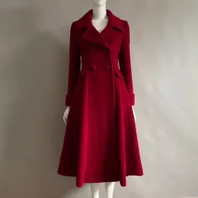 Handmade 50s Elegant Wool Winter Coat